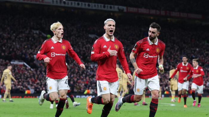 Antony Manchester United Barcelona UEFA Europa League 02232023