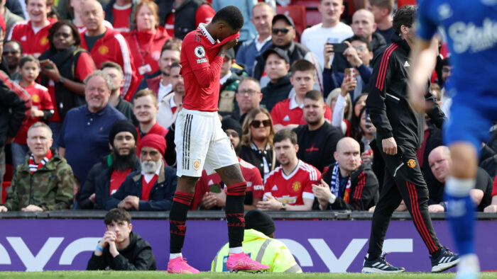 Marcus Rashford Manchester United v Everton Premier League 04082023