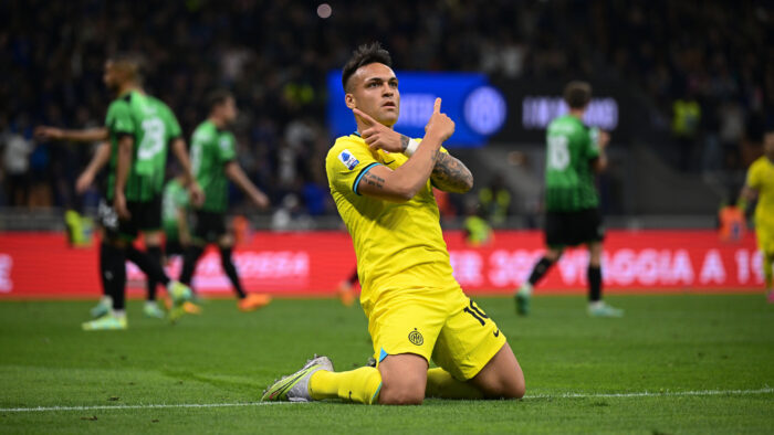Lautaro Martinez Inter v Sassuolo Serie A 05132023