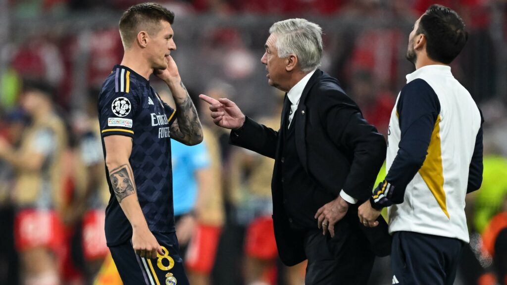 Toni Kroos Carlo Ancelotti (Getty Images)