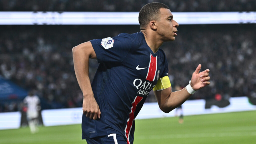 Kylian Mbappe Paris Saint-Germain v Toulouse FC Ligue 1 Uber Eats 05122024 (Sebastian Frej/MB Media/Getty Images)
