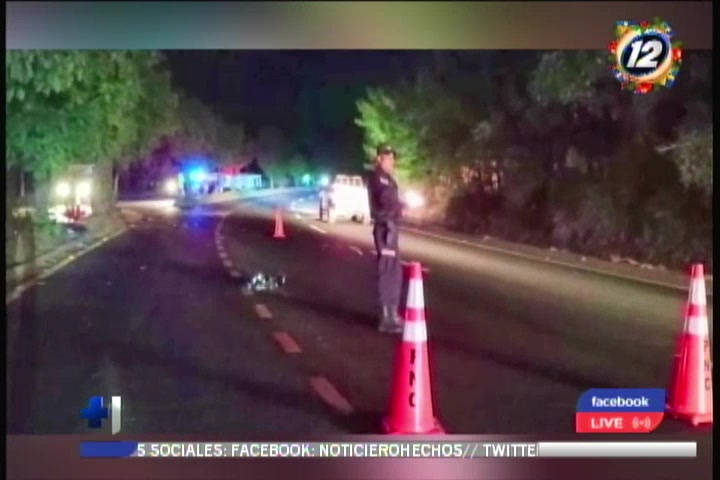 Motociclista perdió la vida tras impactar contra bus - Canal 12 de El ...