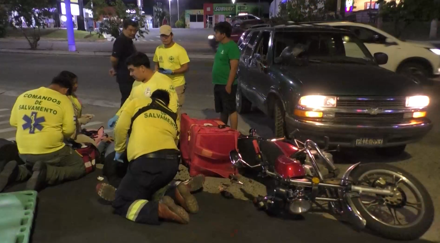Lesionados por accidentes viales - Canal 12 de El Salvador