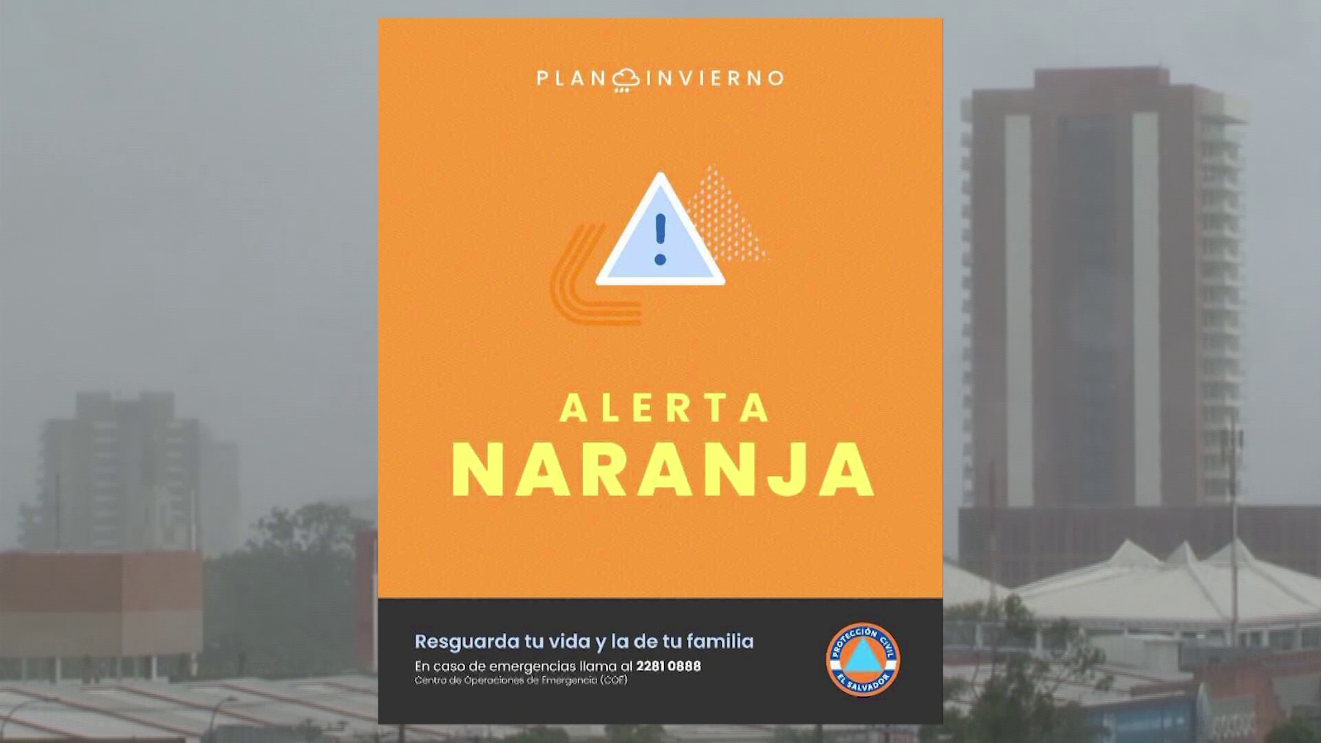 Alerta Naranja en el territorio nacional por lluvias - Canal 12 de El ...