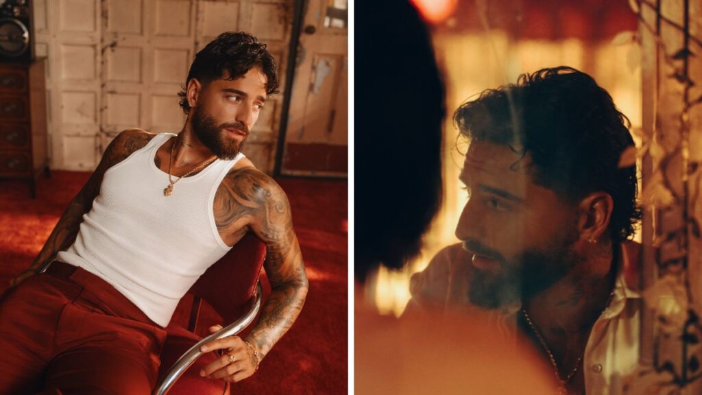 Maluma en sesión campaña publicitaria